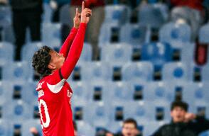 Richard Ríos, volante colombiano que juega en Benfica. 