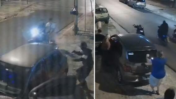 Delincuentes dispararon a quema ropa a una policía para robar su auto: Impactante video Delincuentes dispararon a quema ropa a una policía para robar su auto: Impactante video