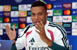Kylian Mbappé, delantero del Real Madrid. 