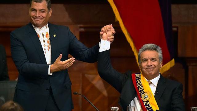 Si por Colombia llueve: muy poco duró la luna de miel entre Lenin Moreno y Rafael Correa