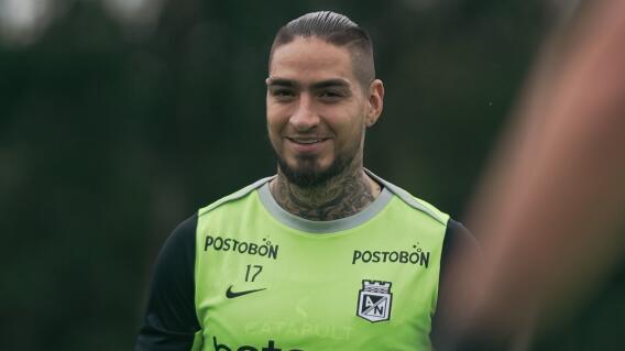 Cristian 'Chicho' Arango, delantero de Atlético Nacional. 