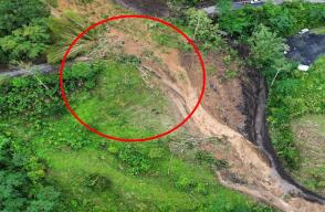 Nuevo derrumbe en la Transversal del Carare