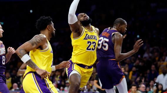 LeBron James durante partido más reciente de Los Ángeles Lakers LeBron James durante partido más reciente de Los Ángeles Lakers