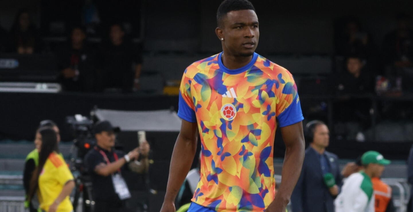 Jhon Córdoba, delantero de la Selección Colombia. 