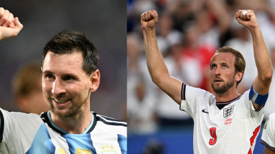 Lionel Messi y Harry Kane