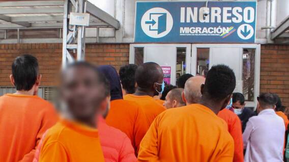De los 603 presos colombianos deportados de Ecuador, 11 tenían órdenes de captura De los 603 presos colombianos deportados de Ecuador, 11 tenían órdenes de captura