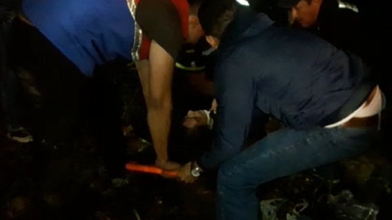 299131_Foto: Captura accidente/Bomberos de Bucaramanga