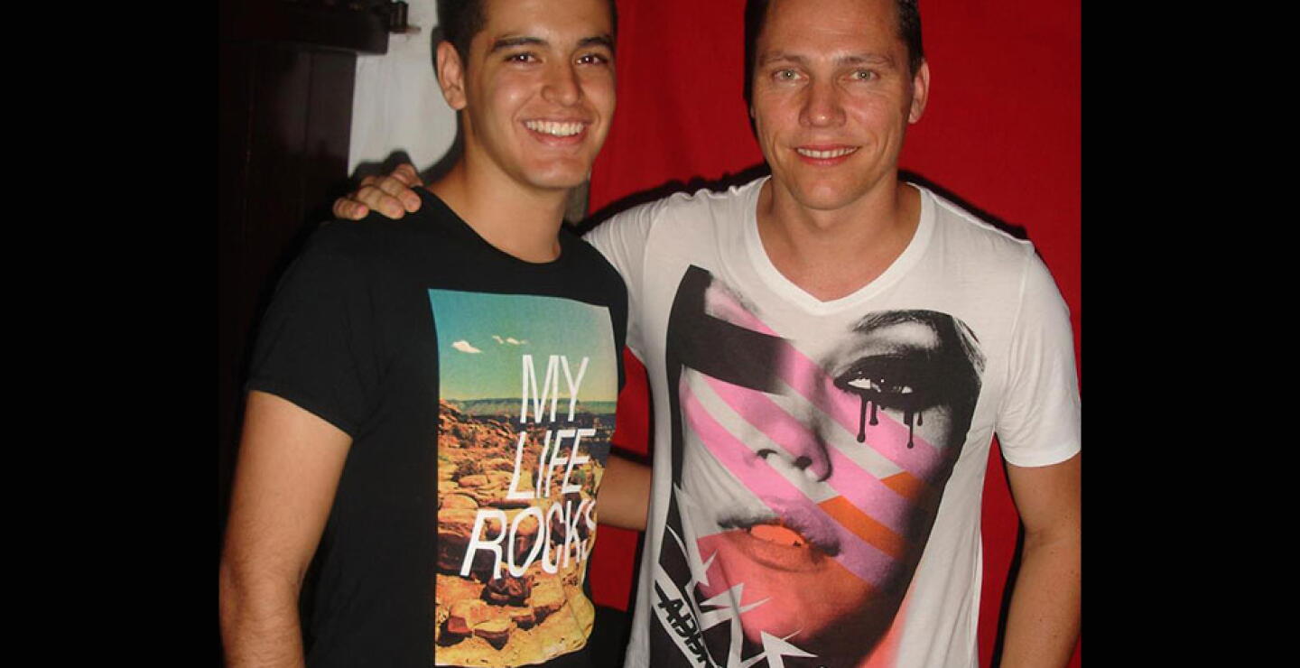 Con Tiësto.