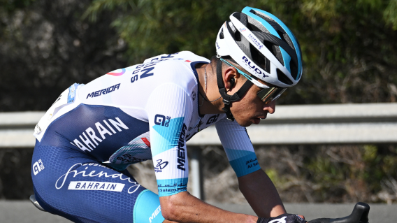 Santiago Buitrago, líder del Bahrain Victorious en el Tour de Francia 2025 Santiago Buitrago, líder del Bahrain Victorious en el Tour de Francia 2025