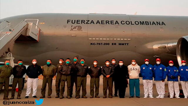Avión de la Fuerza Aérea ya recogió a colombianos en Wuhan y los trae de regreso a Bogotá