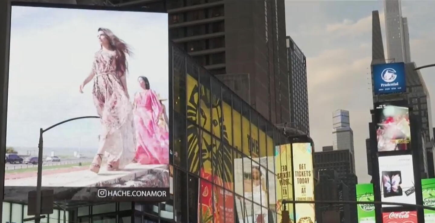 De Colombia para el mundo: empresas nacionales resaltan en las pantallas del Time Square