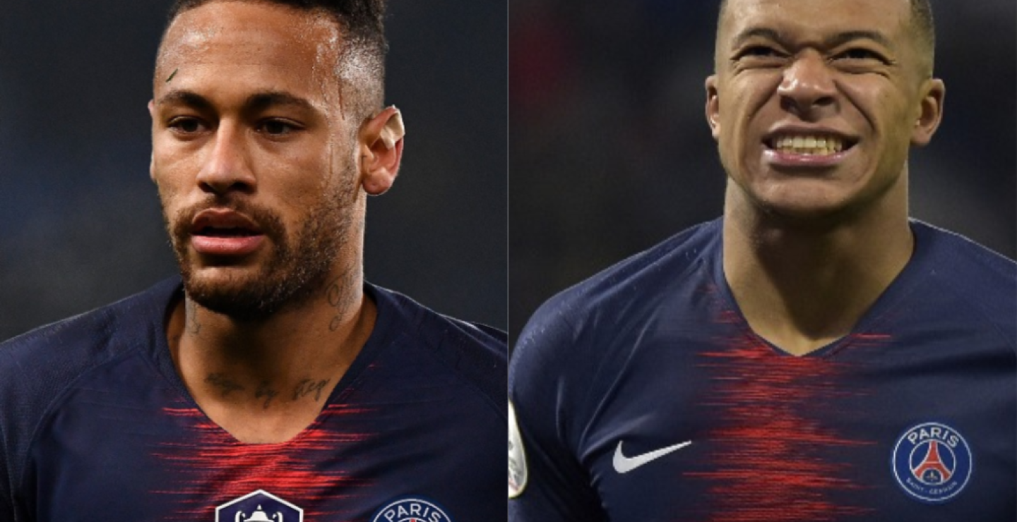 327169_BLU Radio, Neymar y Kylian Mbappé / Fotos: AFP