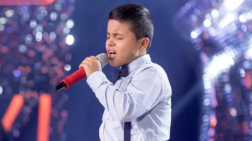 Juan Pablo Medina en La Voz Kids.