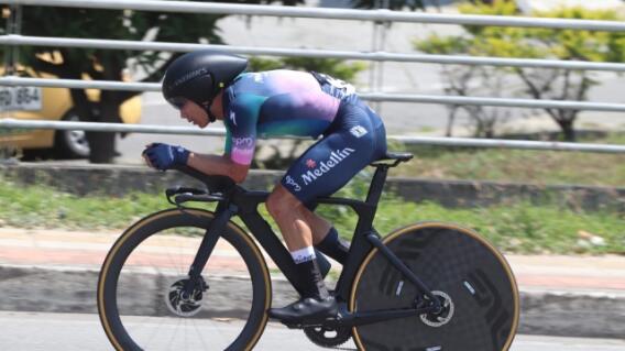 Miguel Ángel López durante prueba de los Nacionales de Ruta 2023 Miguel Ángel López durante prueba de los Nacionales de Ruta 2023