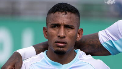 Jhomier Guerrero se lesionó y será baja en Millonarios. 