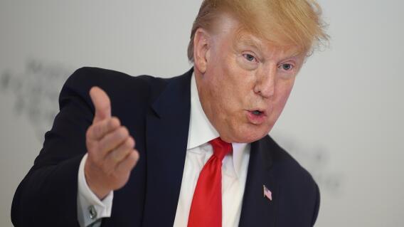 353264_BLU Radio. Donald Trump en Davos / Foto: AFP 353264_BLU Radio. Donald Trump en Davos / Foto: AFP