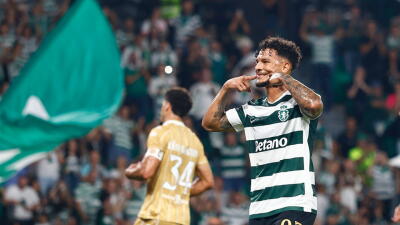 Luis Javier Suárez, delantero colombiano que milita en Sporting Lisboa.