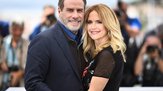 370816_Kelly Preston (q.e.p.d.) y John Travolta // Foto: AFP