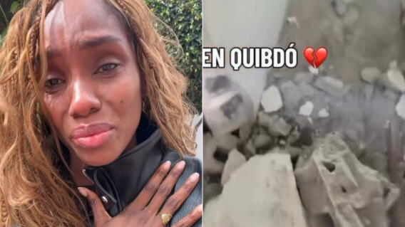 El drama que vive reconocida exreina tras perder su casa en medio del terremoto de 7,4 que sacudió al Chocó