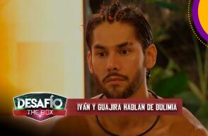 Iván y Guajira confiesan en el Desafío The Box que sufrieron de bulimia.