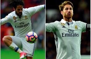 299668_Blu Radio. Isco - Ramos. Foto: AFP