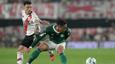 Kevin Castaño jugó la serie contra Palmeiras en la Copa Libertadores. 