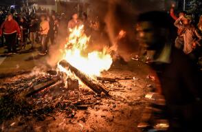 375554_Protestas en Bogotá la noche del 22 de noviembre // Foto: AFP, archivo