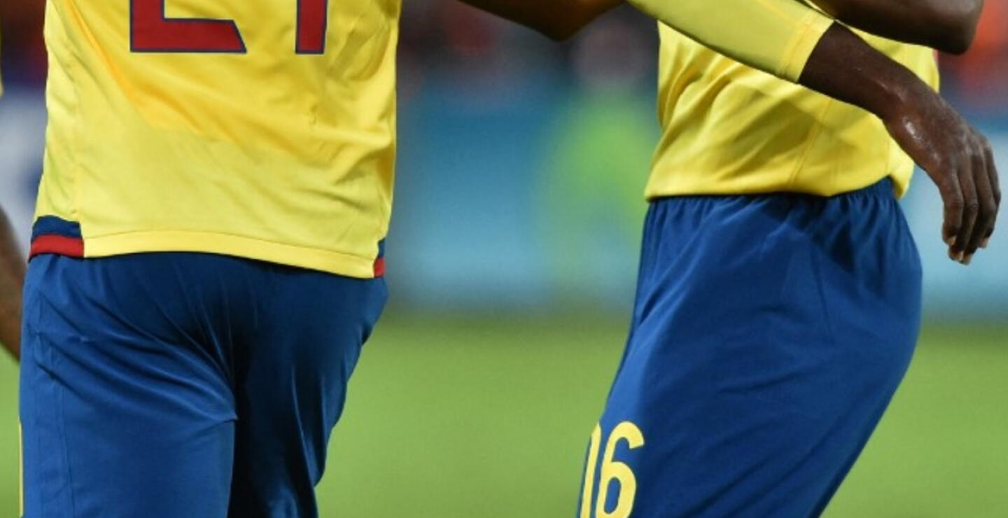 Jugadores de la Selección de Ecuador. 