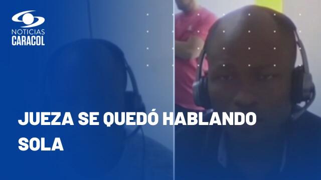 ¿Qué tal? Este policía, detenido por robos, desafió a jueza y se fue de audiencia ¿Qué tal? Este policía, detenido por robos, desafió a jueza y se fue de audiencia