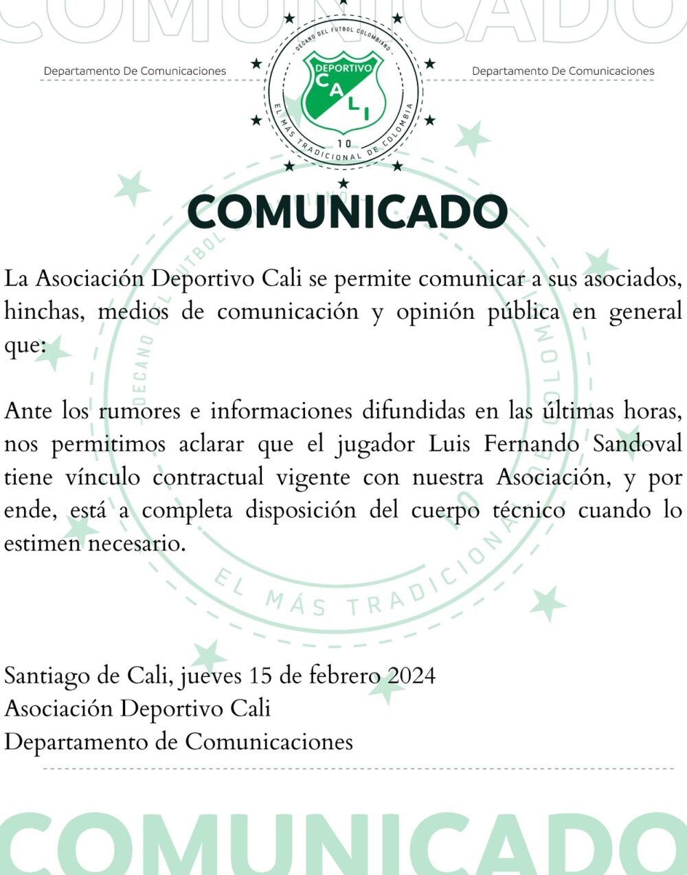 Situación Luis Fernando Sandoval Situación Luis Fernando Sandoval