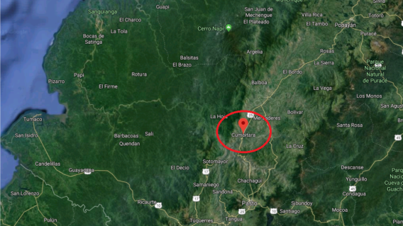 338577_BLU Radio // Municipio de Cumbitara // Google Maps