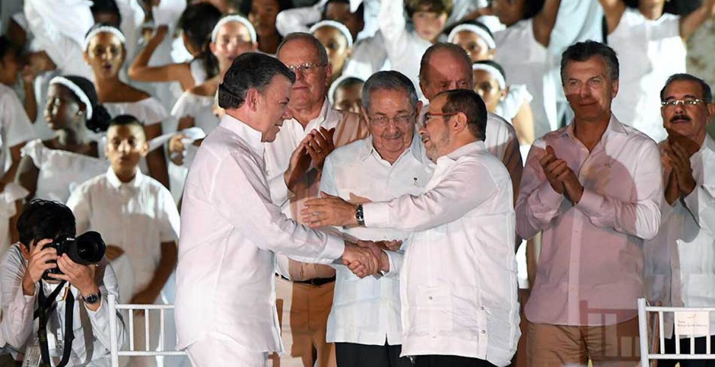 En imágenes, el día que se firmó la paz entre Gobierno y FARC