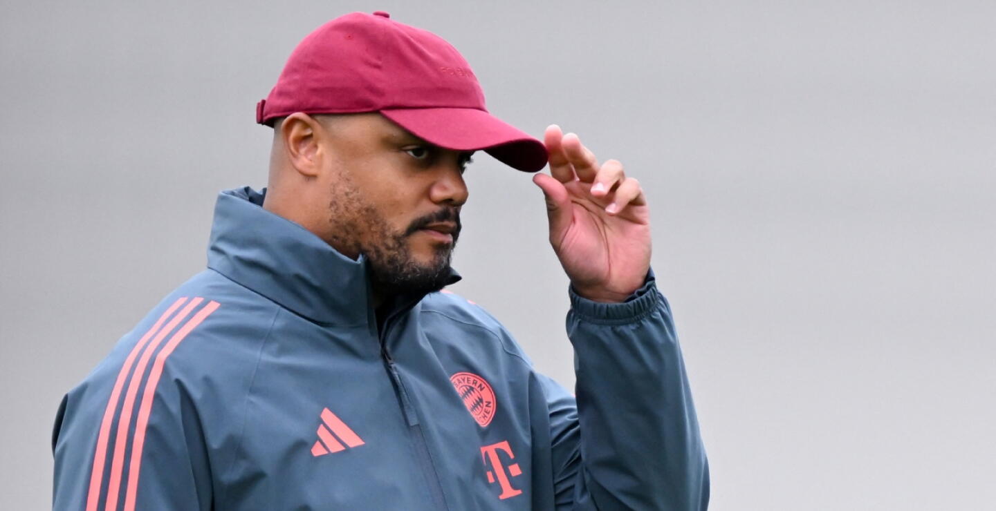 Vincent Kompany, entrenador del Bayern Múnich. 