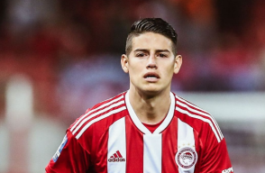 James Rodríguez es una de las figuras del Olympiacos, de Grecia.
