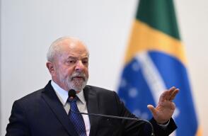 Luiz Inácio Lula da Silva, presidente de Brasil. Luiz Inácio Lula da Silva, presidente de Brasil.