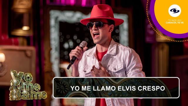 Yo Me Llamo Elvis Crespo llora en el escenario.