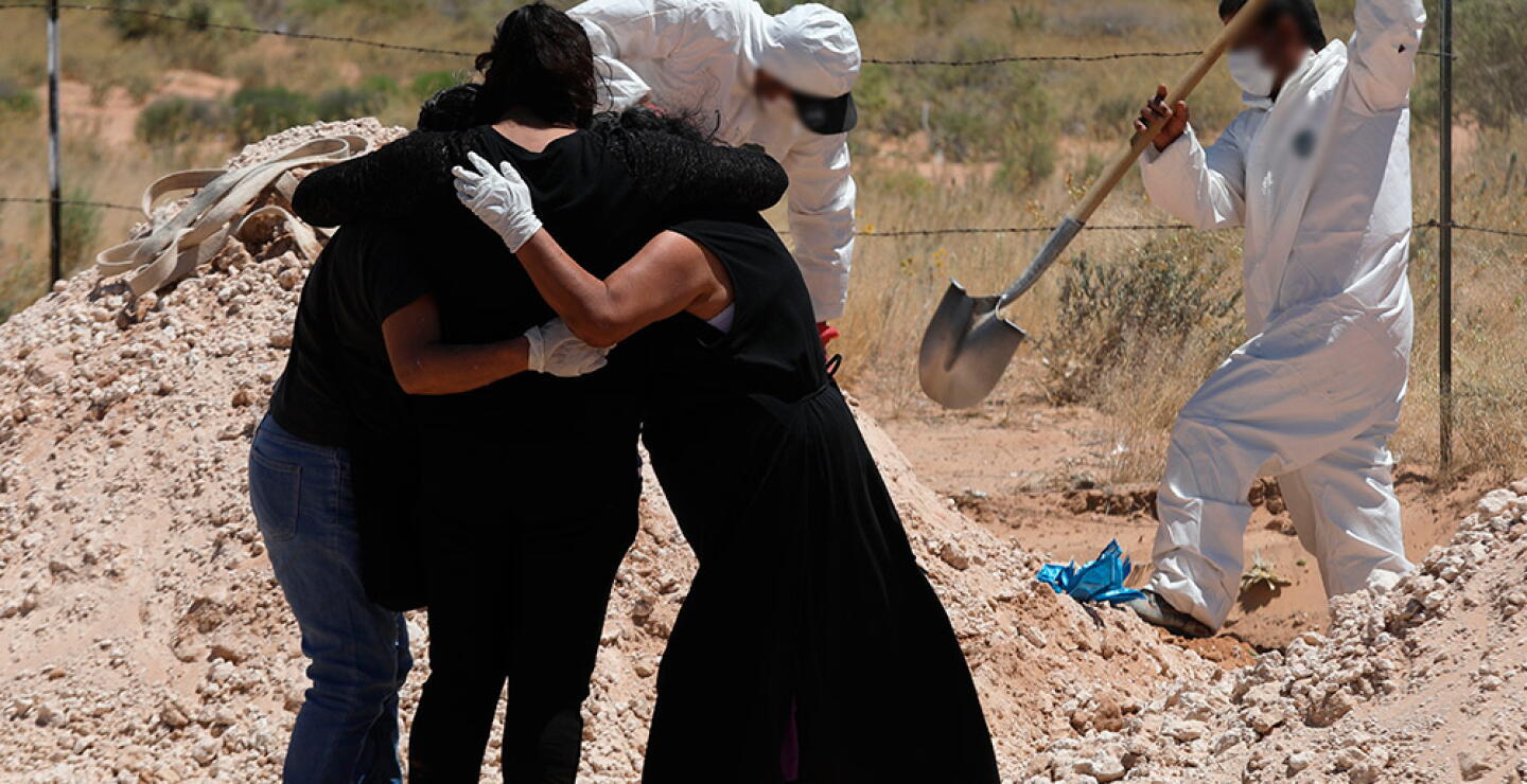 366186_Funeral durante pandemia del coronavirus // Foto: AFP