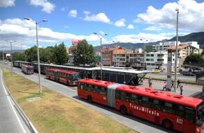 TransMilenio - Foto: AFP TransMilenio - Foto: AFP
