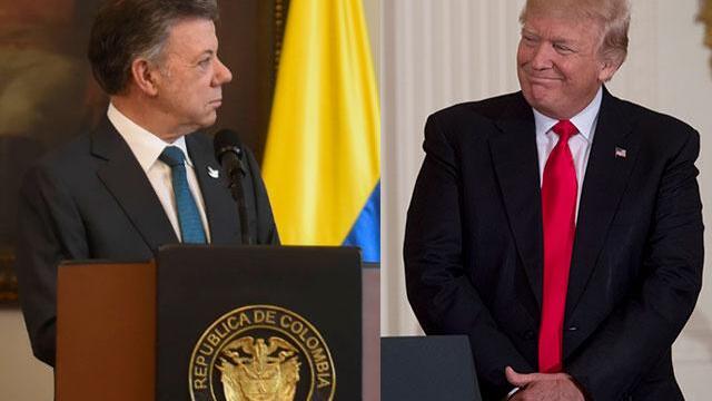 Agua pasó por aquí, cate que no la vi: el curioso tema de conversación que tendrá Santos con Trump