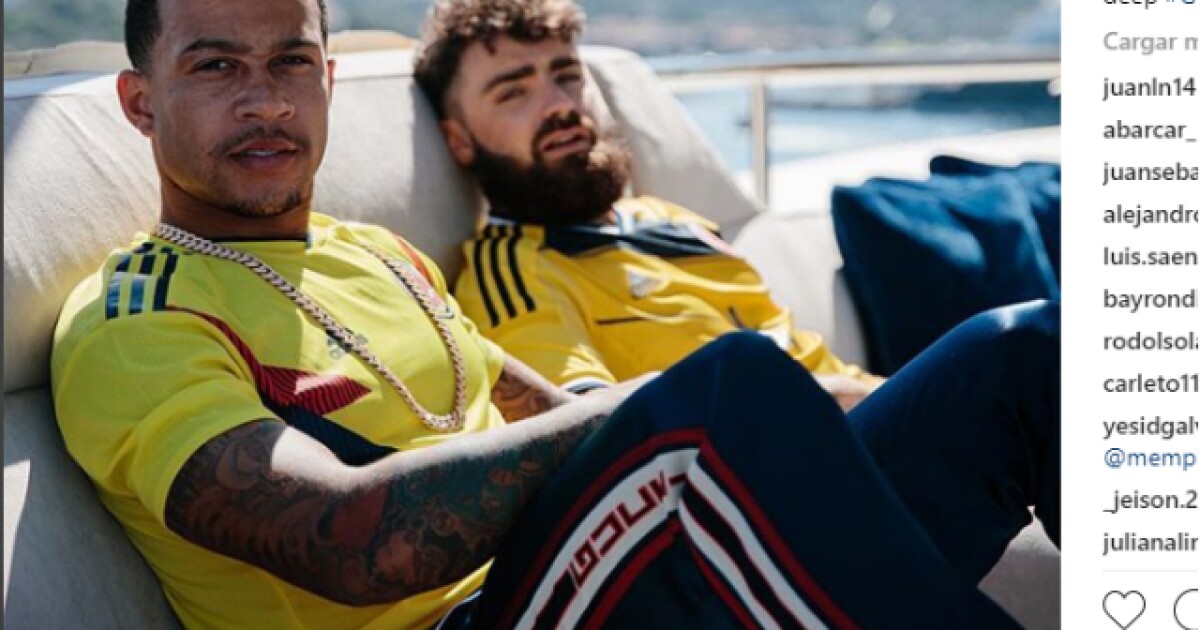Memphis Depay Sensacion En Redes Sociales Con La Camiseta De La Seleccion Colombia