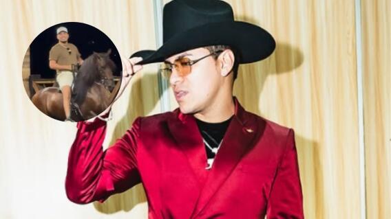 Cenizas de Yeison Jiménez fueron escoltadas por sus caballos.