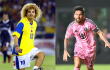 Carlos Valderrama y Lionel Messi