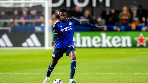 Yerson Mosquera, futbolista del Cincinnati FC, de Estados Unidos. Yerson Mosquera, futbolista del Cincinnati FC, de Estados Unidos.