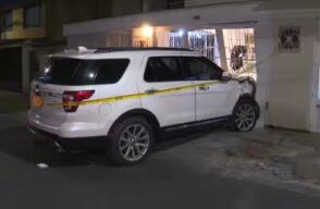 Ladrones de camioneta en Engativá le dispararon a la víctima: su pequeña hija lo vio todo