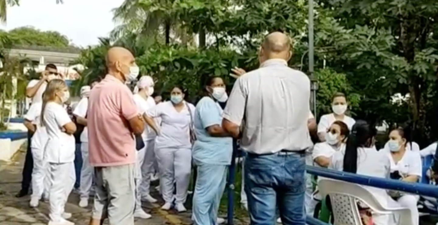 Protesta enfermeros