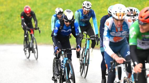 Iván Ramiro Sosa, en la etapa 3 del Tour de los Alpes. Iván Ramiro Sosa, en la etapa 3 del Tour de los Alpes.