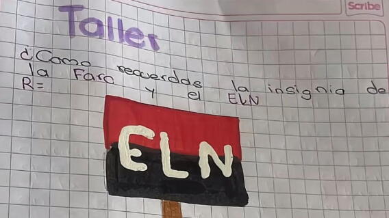 Polémica por taller académico con banderas del ELN y las Farc.