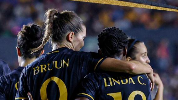 Linda Caicedo y Signe Bruun Linda Caicedo y Signe Bruun