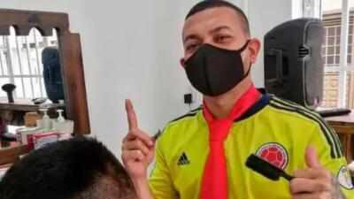 Alias el Costeño se mostraba en redes su trabajo como barbero