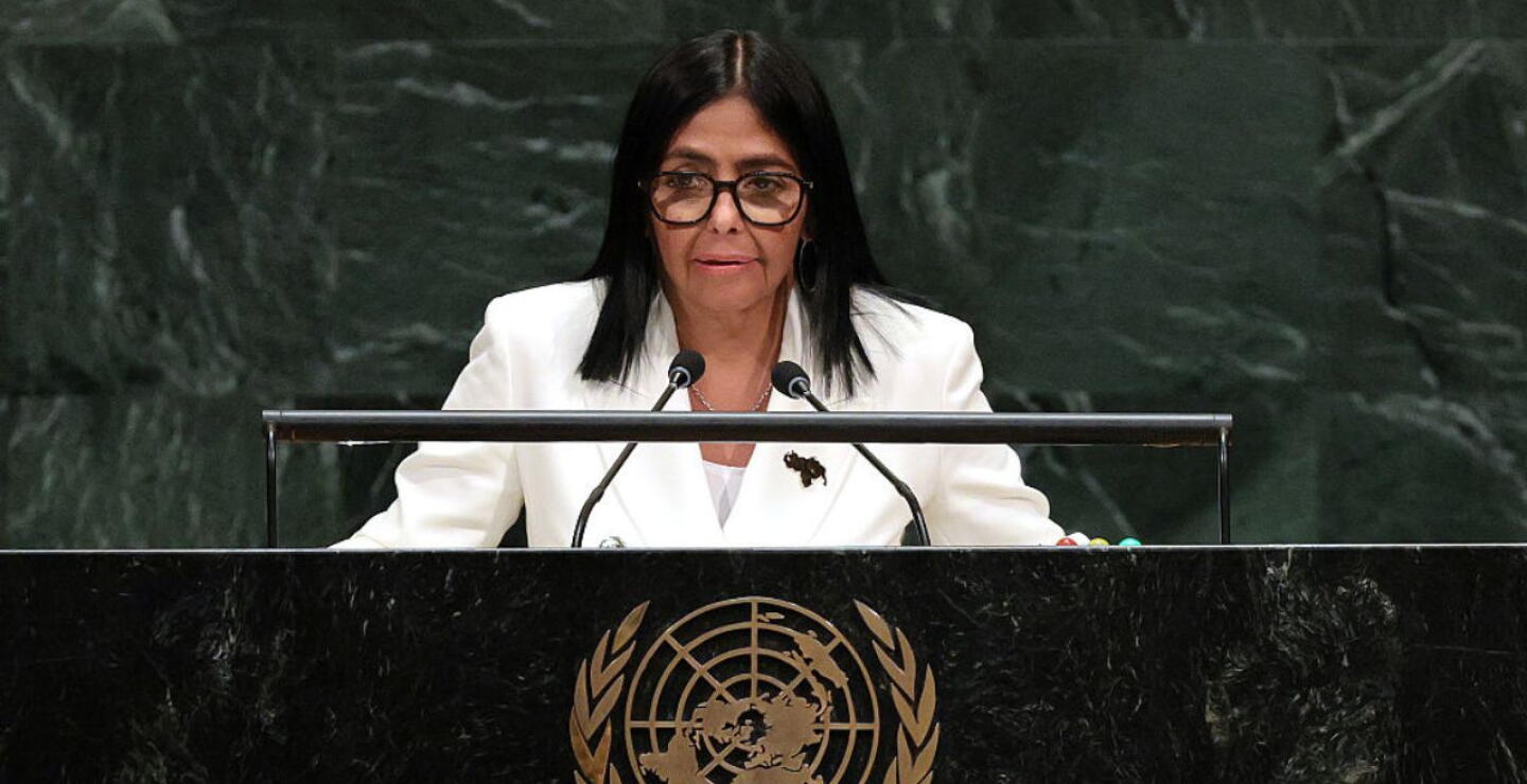 Delcy Rodríguez, presidenta (e) de Venezuela aseguró en Asamblea de la ONU que "habrá elecciones"